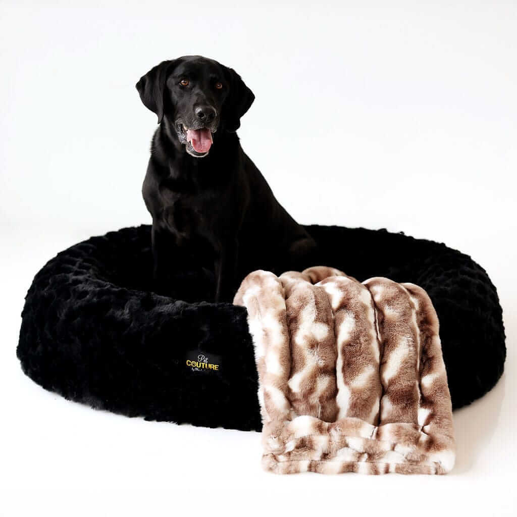 Black Crinkle Pet Bed - Image 7