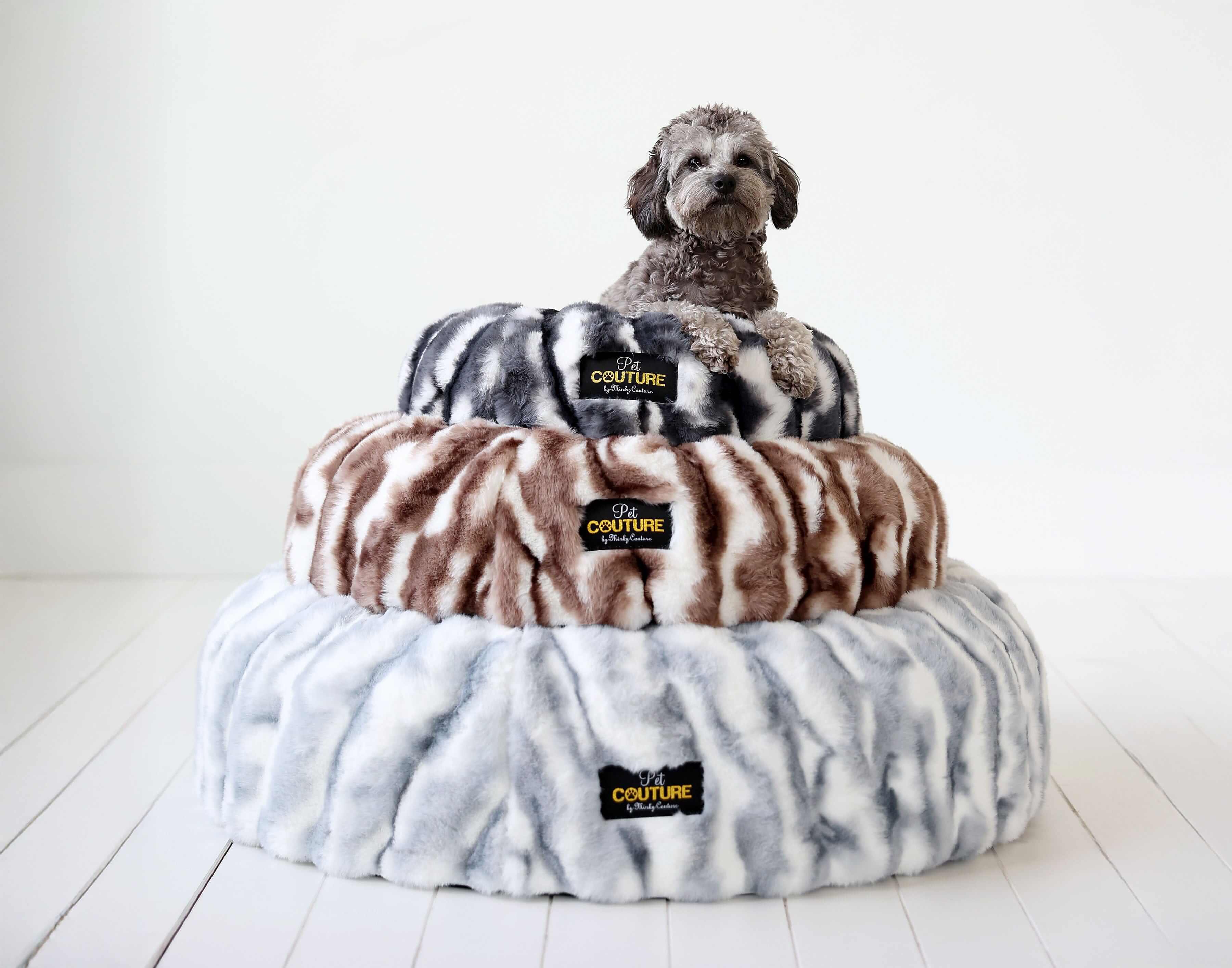 Cloudy Day Blue Pet Bed - Image 7