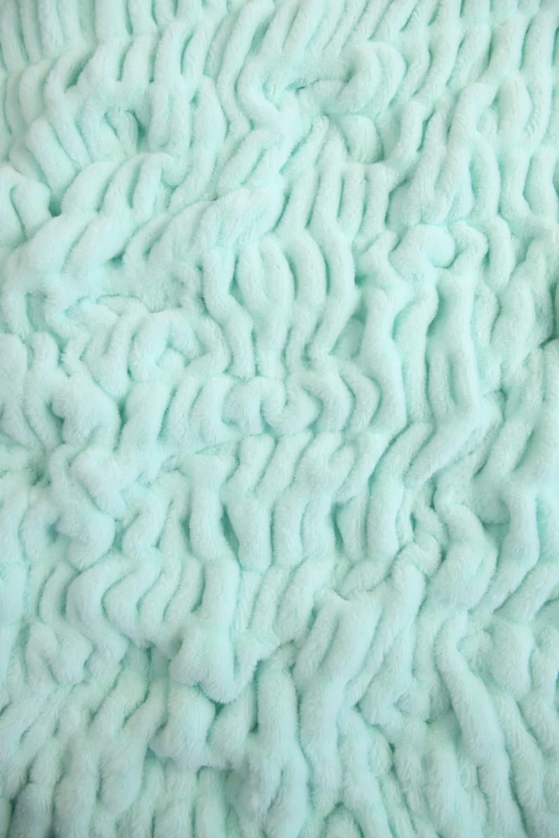Hugs Light Aqua Serene Blanket - Image 4