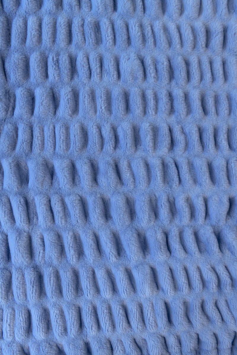 Hugs Light Caribbean Blue Blanket - Image 6