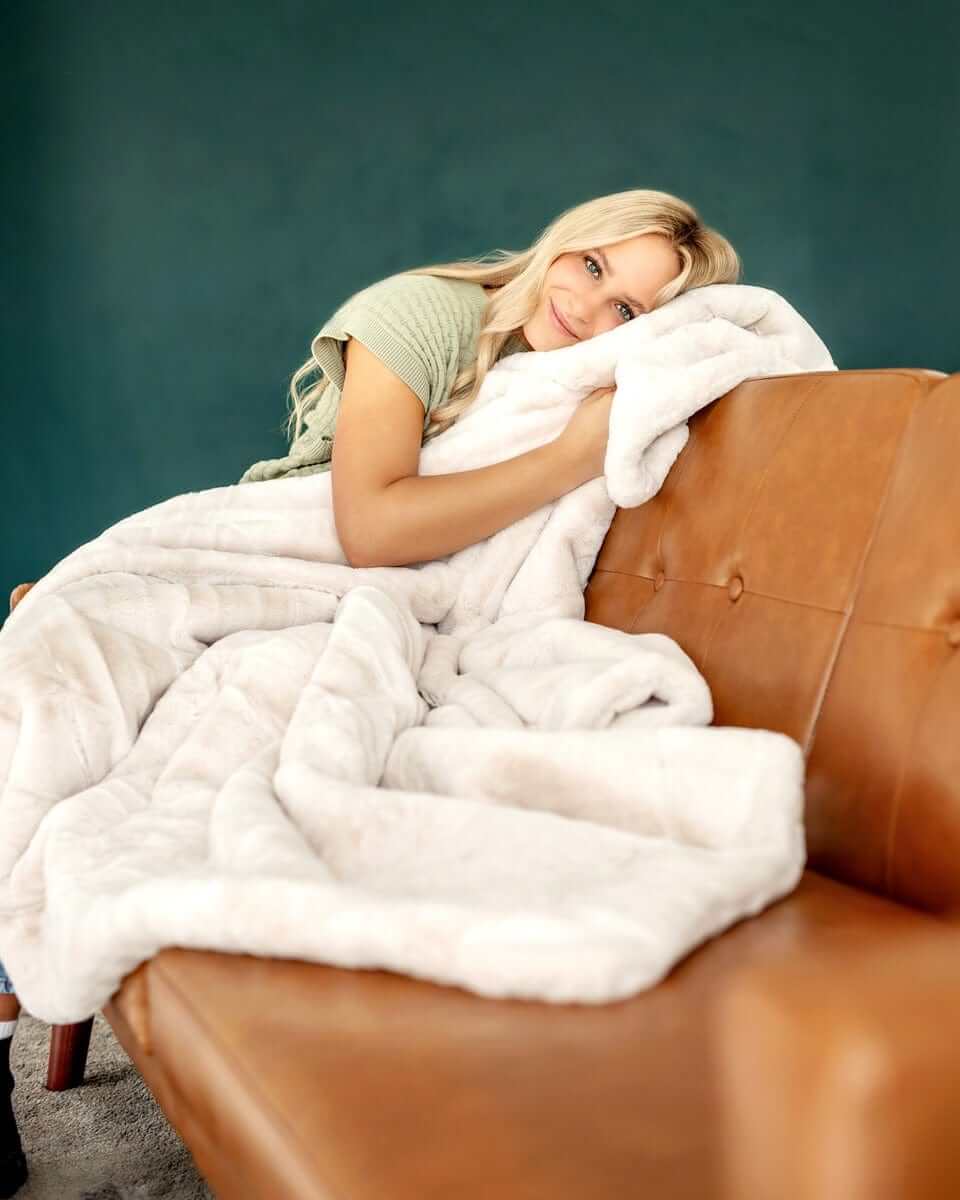 Lush Macadamia Nut Blanket - Image 2