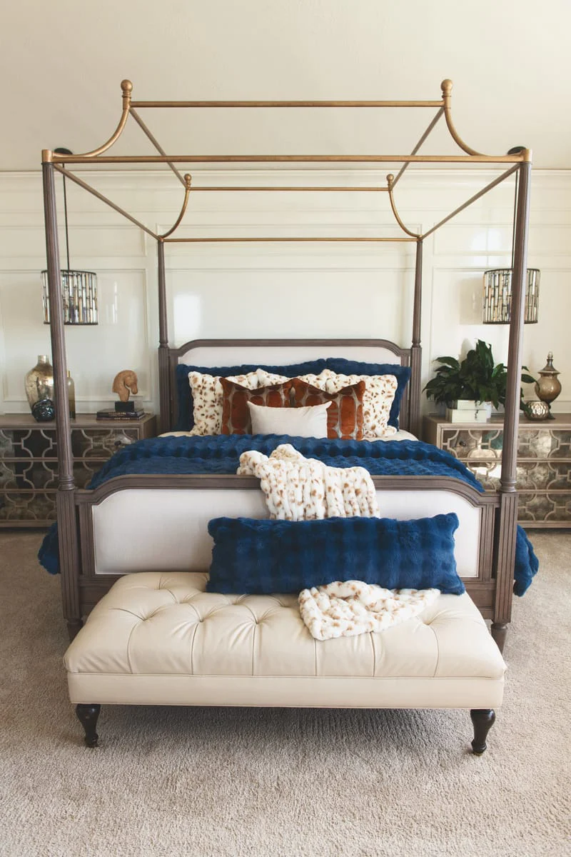 Navy Cloud Sham - Image 4