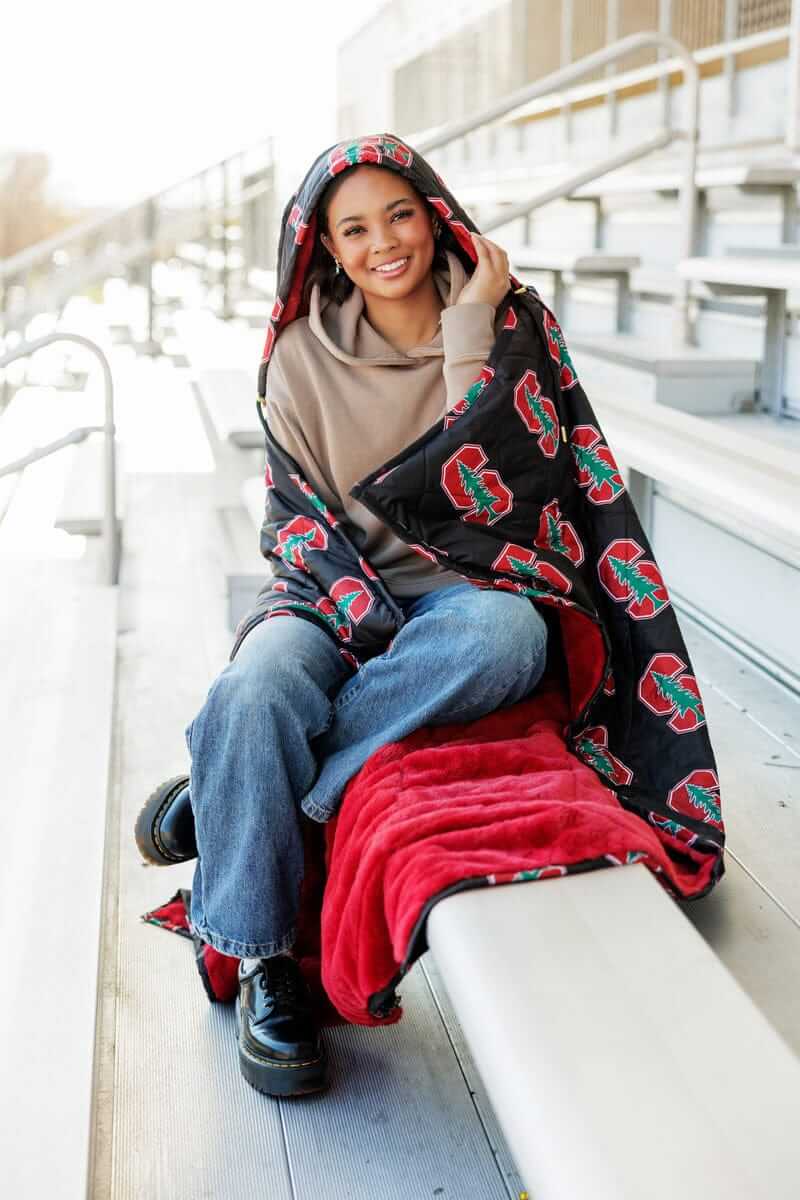 Stanford Cardinal Hooded Stadium Everywhere Blanket